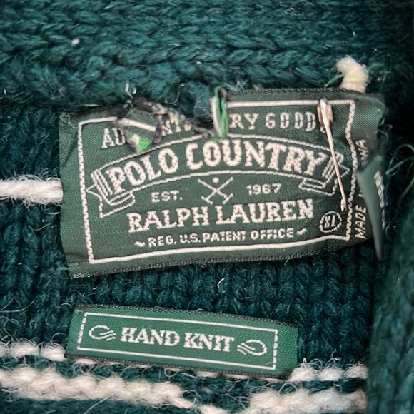 100% authentic ralph lauren hand knit cardigan!! - Picture 4 of 4